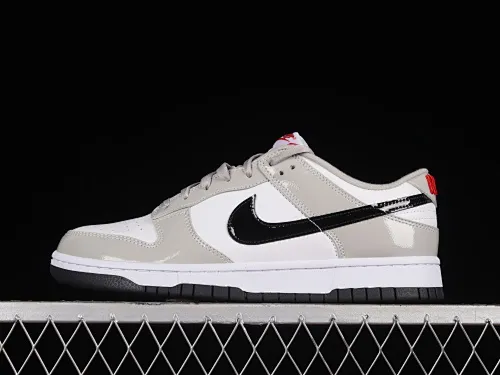 All Categories Nk SB Dunk Series Nk SB Dunk Low Low-top sneakers C version Nk Dunk Low "Light Iron Ore" Patent leather gray SB low-top sports and leisure sneakers DQ7576-001